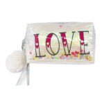 MODELO:HZB4-060 Bolsa cosmética em formato de coração